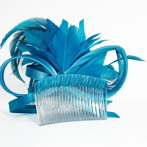 Teal Blue Camille Headpiece